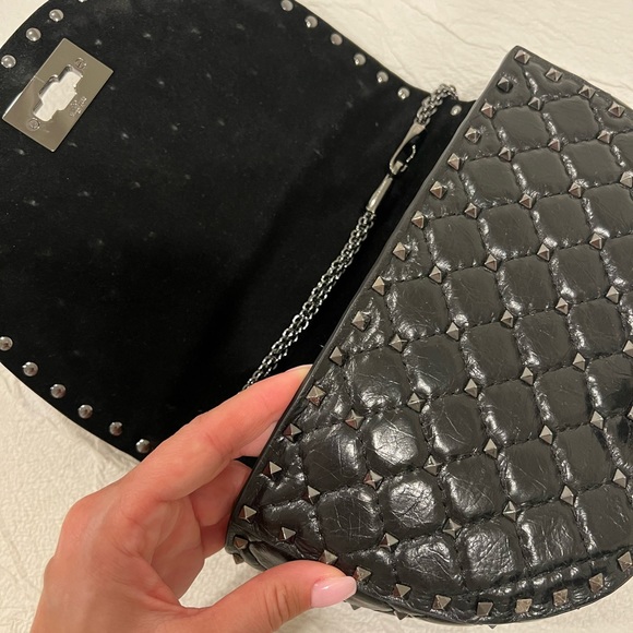 Genuine leather bag in Valentino style - Picture 3 of 5